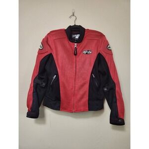 Joe‎ Rocket Ballistic Series Armored Motorcycle Jacket Black and Red Size Medium